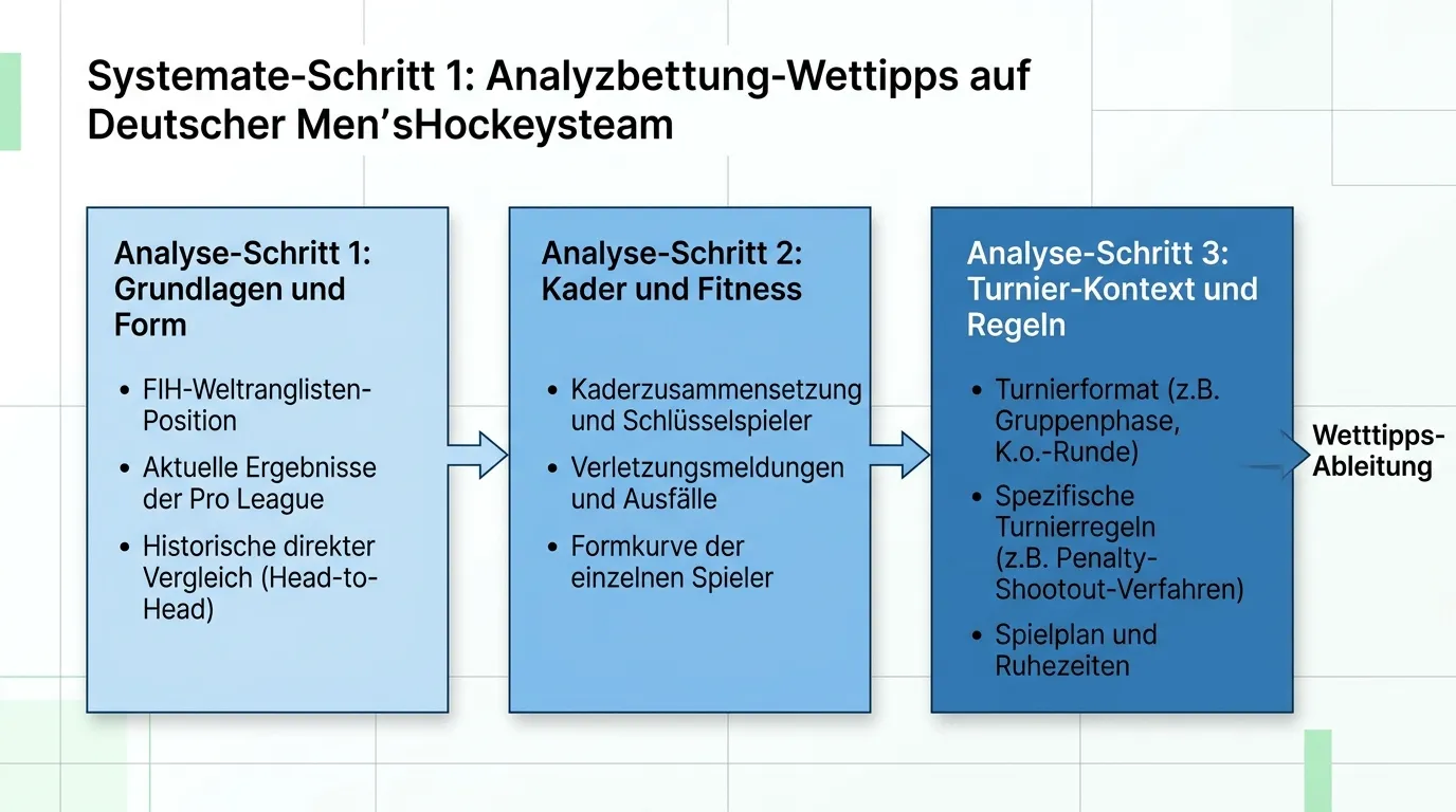 Analyse-Framework für DHB-Nationalteam-Wetten mit FIH-Weltrangliste, Kader und Turnierformat
