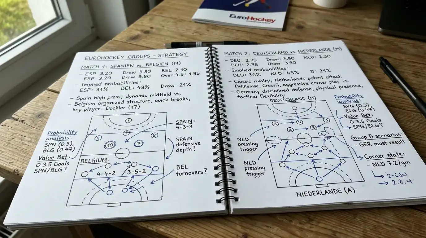 Feldhockey EuroHockey Championships Gruppenphase Wettstrategie Quotenanalyse