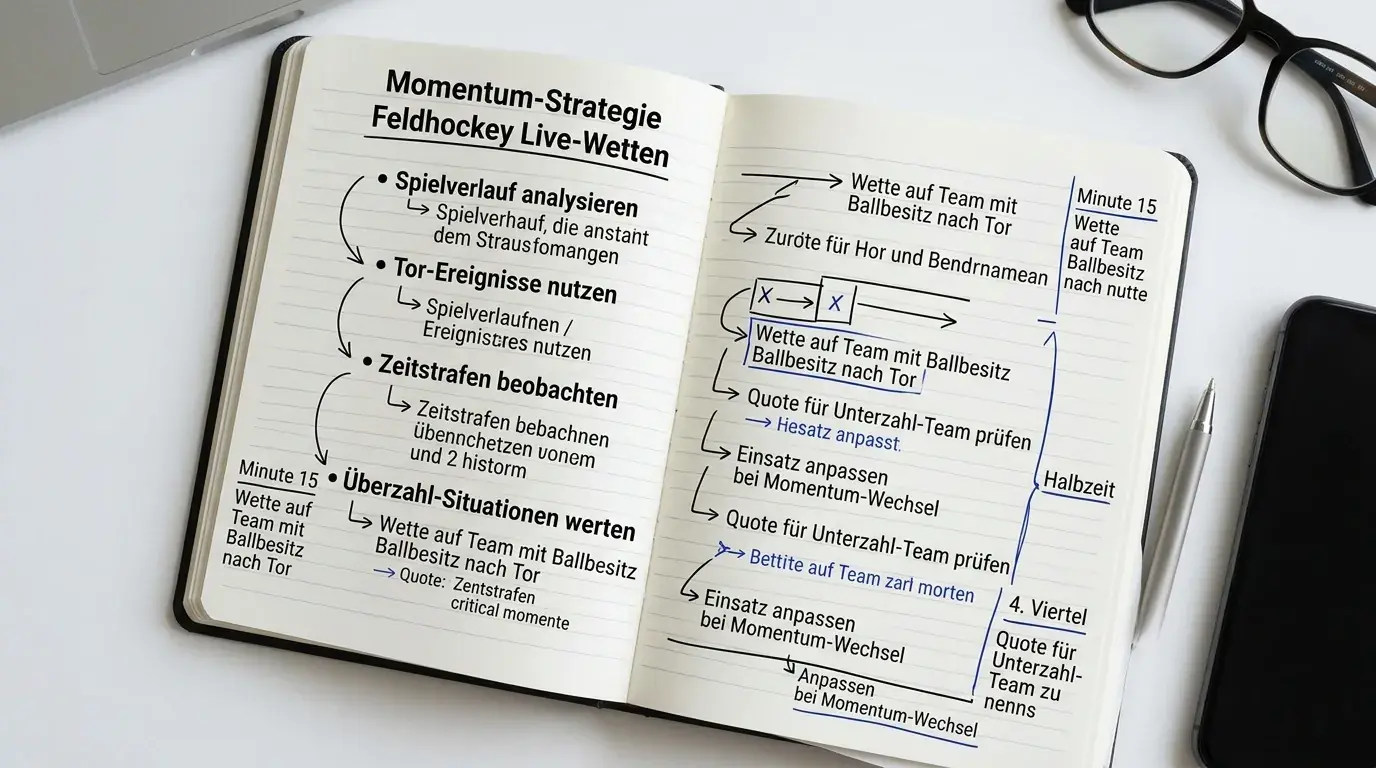 Feldhockey Live-Wetten Momentum-Strategie — Schlüsselereignisse und taktisches Setzen in Viertelspausen