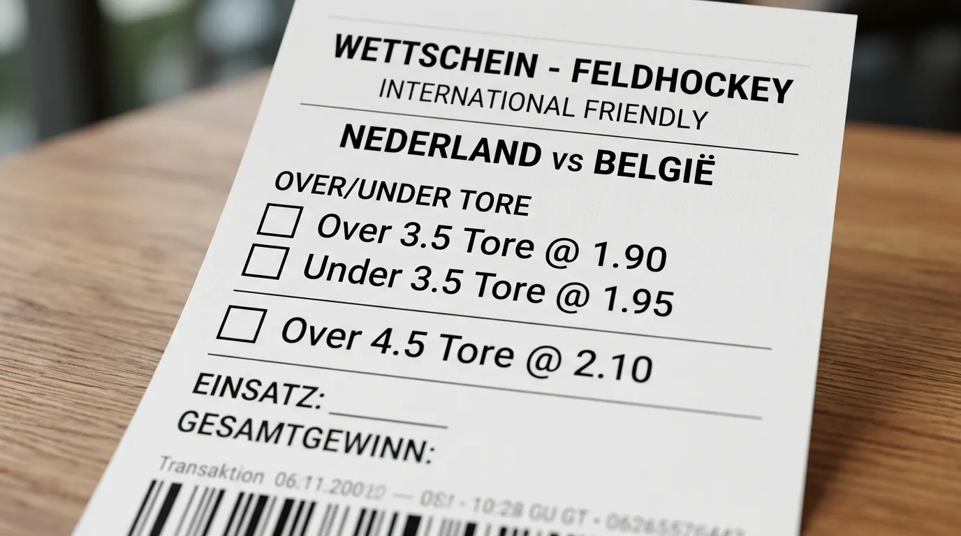 Feldhockey Over/Under Wetten Grundlagen Toranzahl Über-Unter Linien erklärt