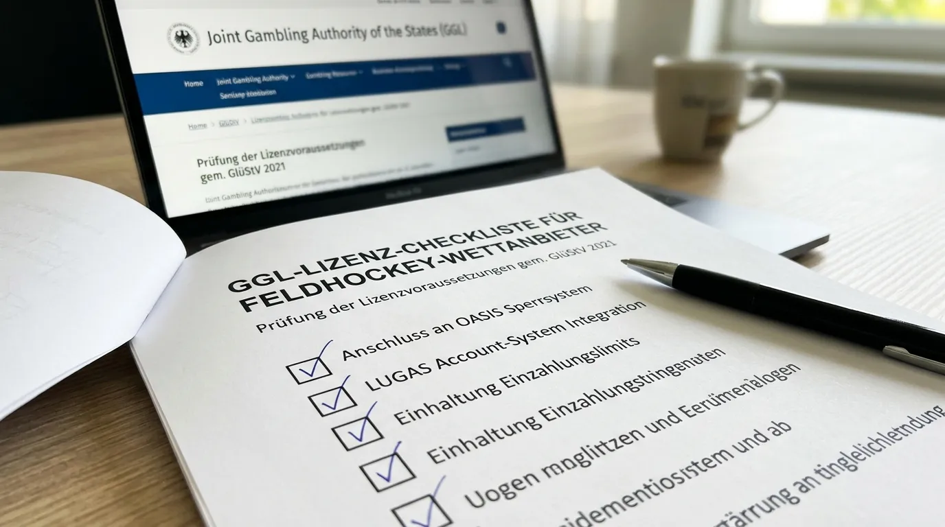 GGL-Lizenzprüfung für Feldhockey-Wettanbieter-Apps in Deutschland