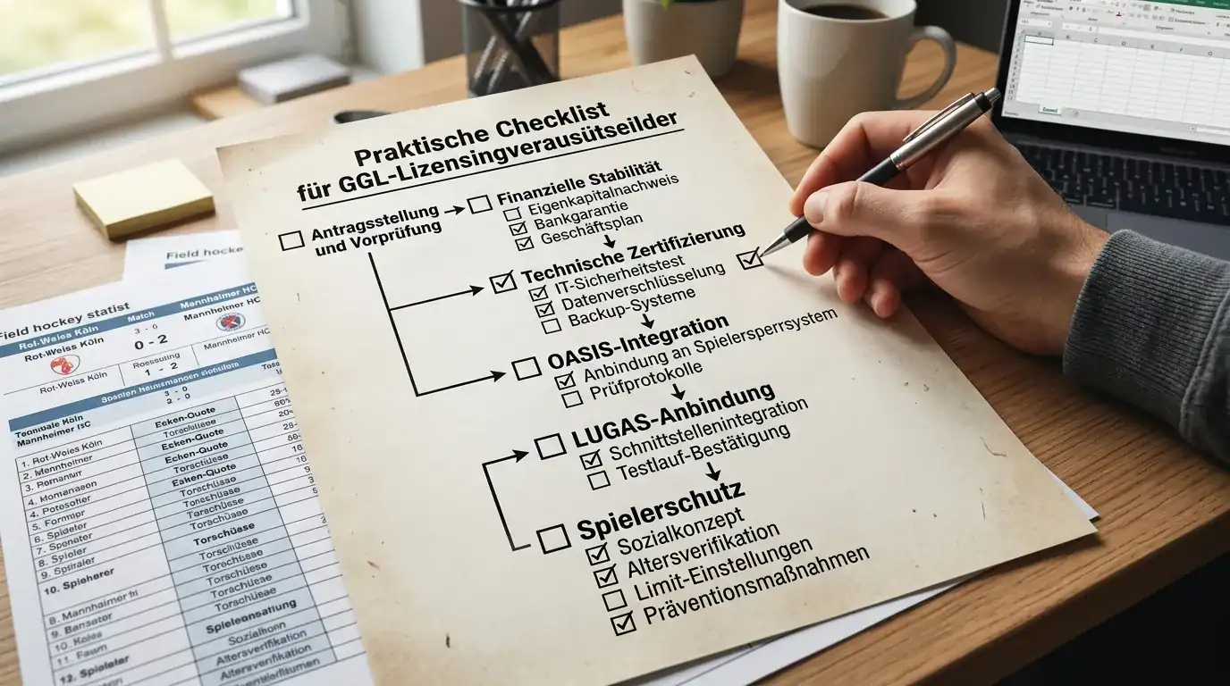 GGL-Sportwettlizenz Anforderungen für Feldhockey Wettanbieter — technische, finanzielle und rechtliche Voraussetzungen